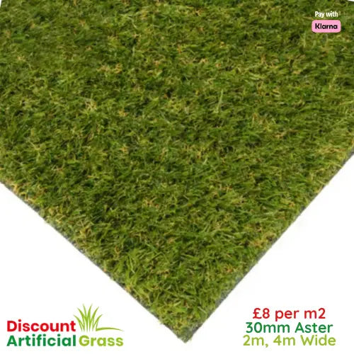 30mm aster Artificial Grass - Pay with Klarna