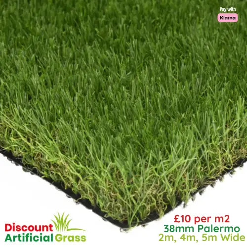 38mm Palermo Artificial Grass - Pay With Klarna